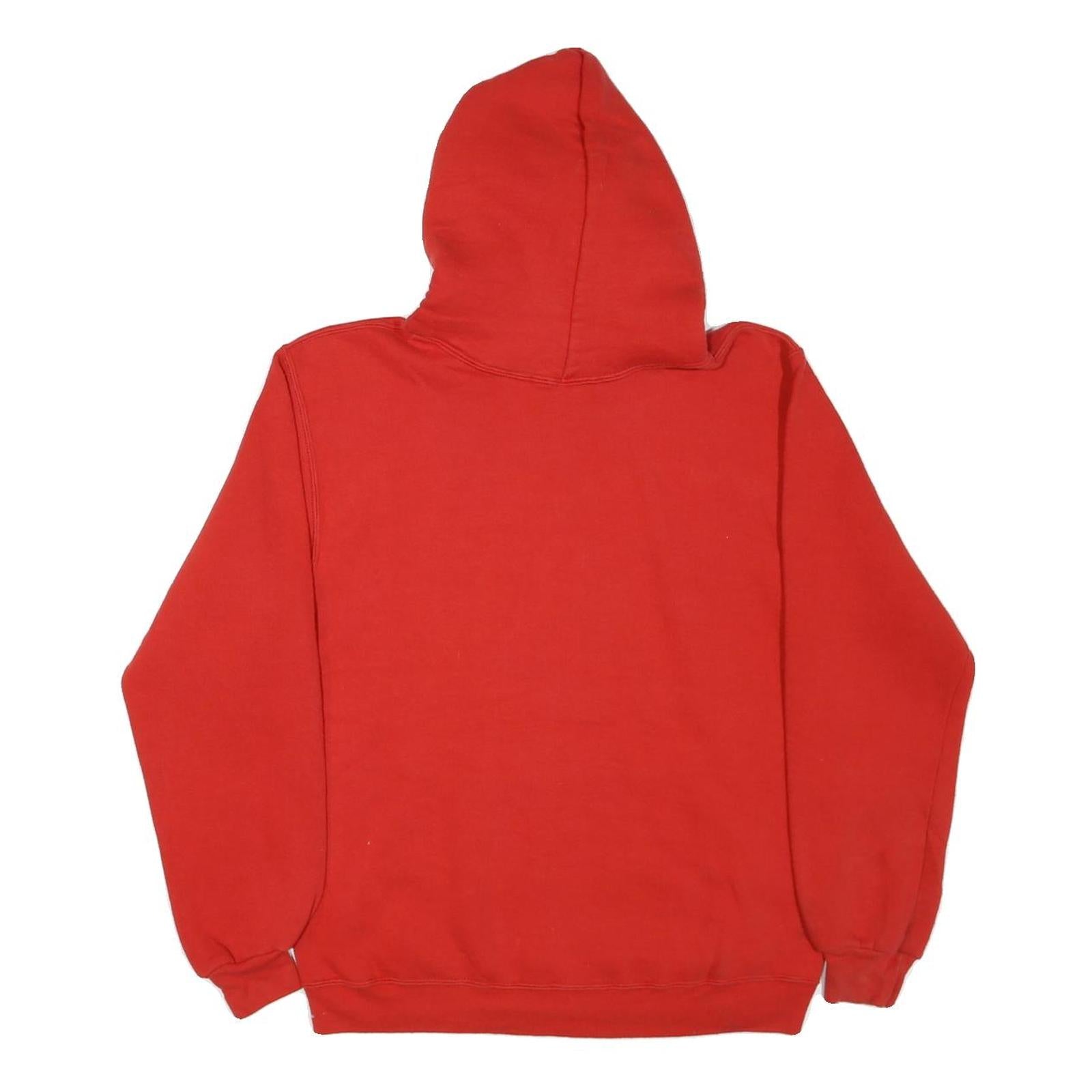 RUSSELL ATHLETIC Mens Red Austin Peay Football Pullover Hoodie M Sports