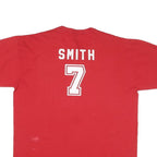 RUSSELL ATHLETIC Mens Red New Albany City 2001 Allstars Graphic T-Shirt XL Short