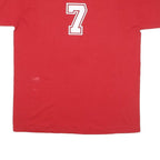 RUSSELL ATHLETIC Mens Red New Albany City 2001 Allstars Graphic T-Shirt XL Short