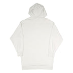 WEEKDAY Womens White Hoodie Dress Cotton Blend Sweatshirt XS Casual Streetwear