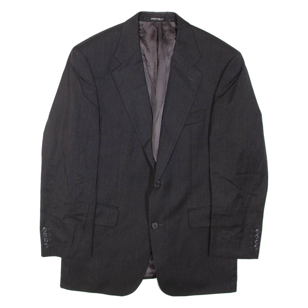 PIRELLI Mens Blazer Jacket Grey Wool XL