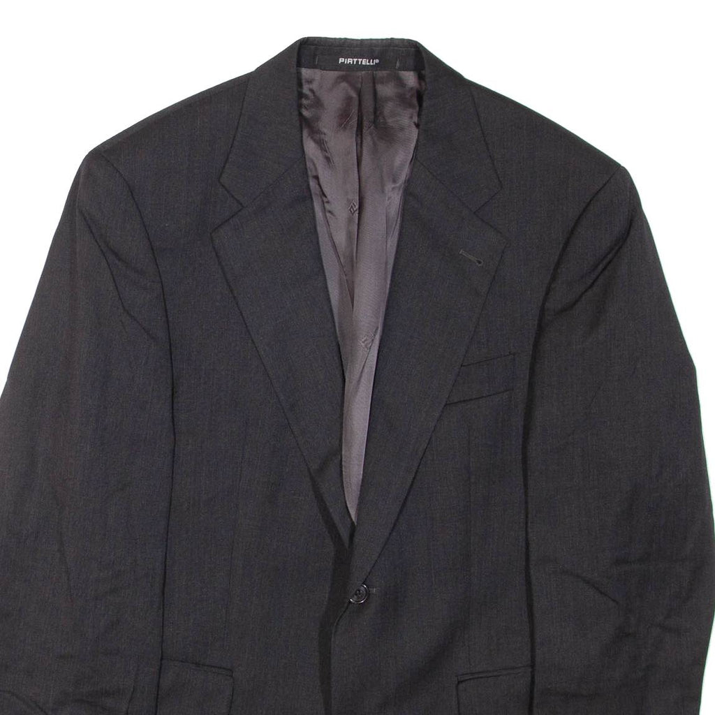 PIRELLI Mens Blazer Jacket Grey Wool XL