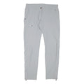 MAIER Womens Polyester Blend Light Grey Slim Straight Trousers W31 L28 Outdoor