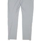 MAIER Womens Polyester Blend Light Grey Slim Straight Trousers W31 L28 Outdoor