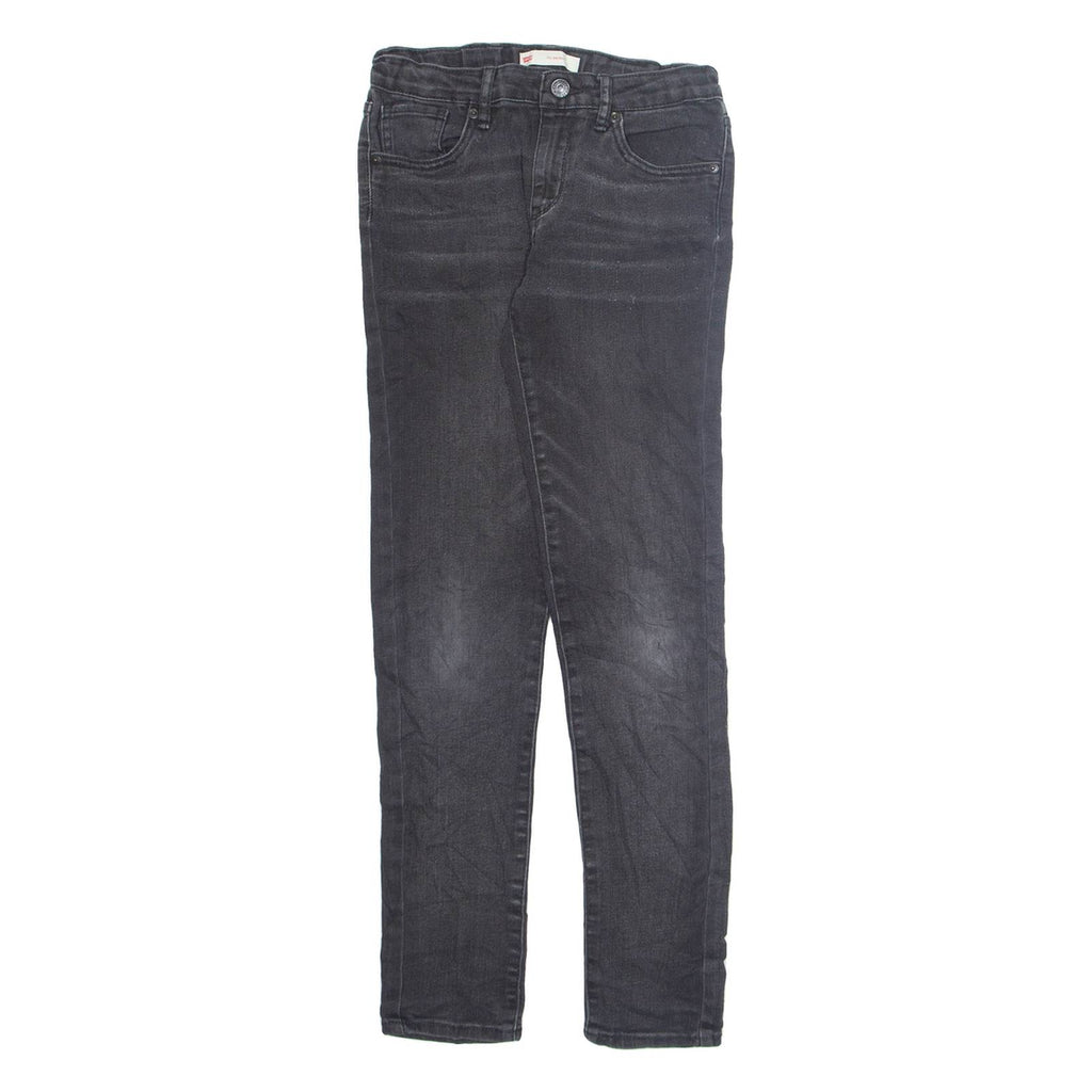LEVI'S Womens Jeans Grey Regular Tapered Stone Wash W26 L28