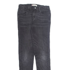 LEVI'S Womens Jeans Grey Regular Tapered Stone Wash W26 L28
