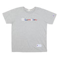 CHAMPION Womens Grey XL Short Sleeve Crew Neck Cotton Blend Modern T-Shirt
