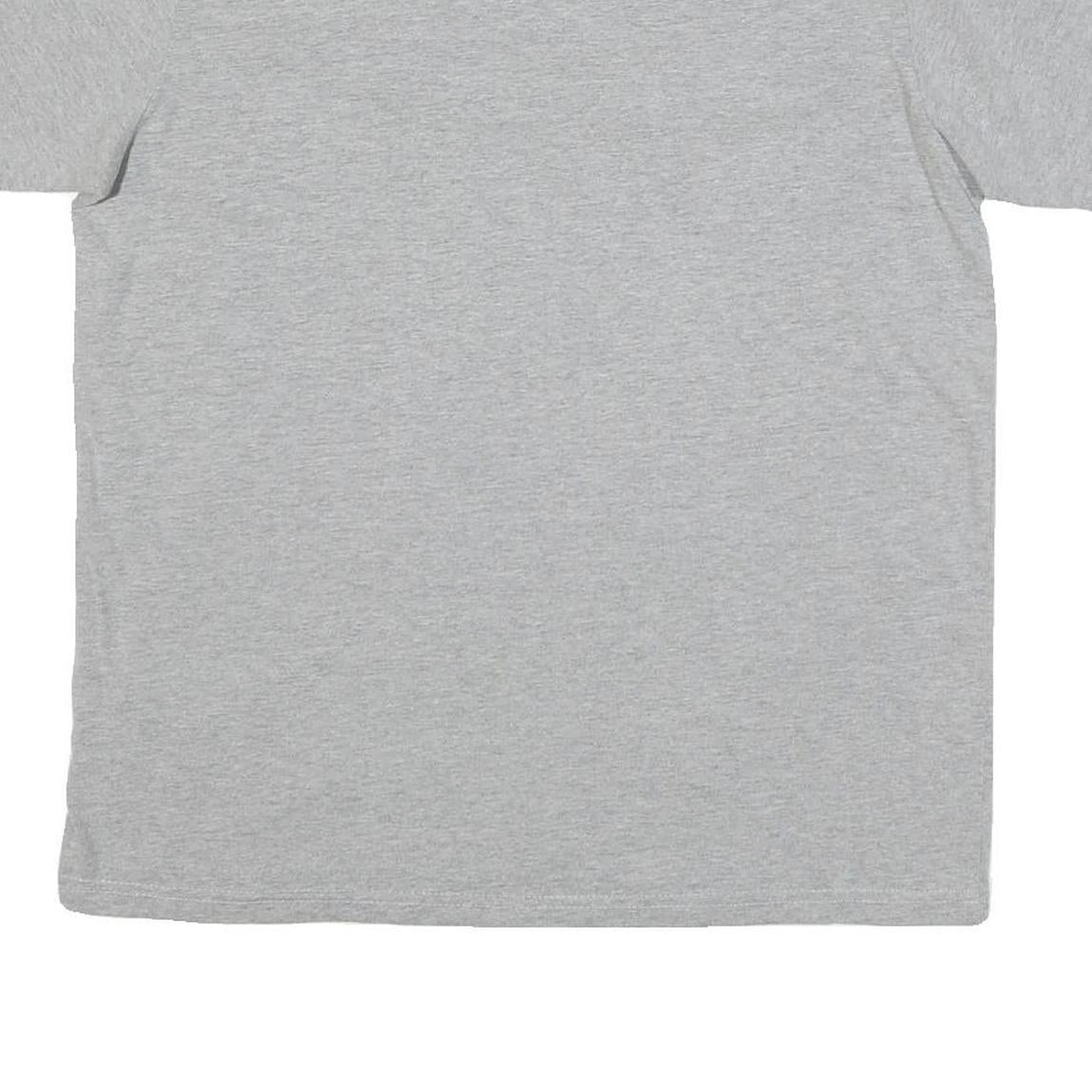 CHAMPION Womens Grey XL Short Sleeve Crew Neck Cotton Blend Modern T-Shirt