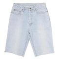 GARRY JEANS Mens Shorts Blue Denim L W32 Casual Cut-Off Summer Style