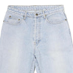 GARRY JEANS Mens Shorts Blue Denim L W32 Casual Cut-Off Summer Style