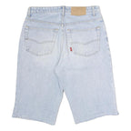 GARRY JEANS Mens Shorts Blue Denim L W32 Casual Cut-Off Summer Style