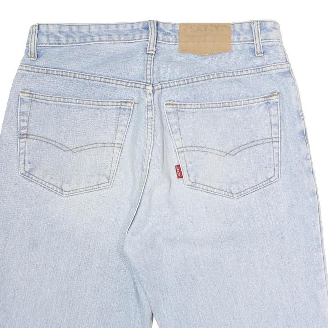 GARRY JEANS Mens Shorts Blue Denim L W32 Casual Cut-Off Summer Style