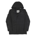 LEVI'S Mens Black Hooded Zip Jacket S Polyester Blend Casual Functional