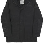 LEVI'S Mens Black Hooded Zip Jacket S Polyester Blend Casual Functional
