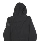 LEVI'S Mens Black Hooded Zip Jacket S Polyester Blend Casual Functional