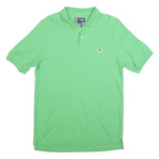 CHAPS Mens Green Polo Shirt Short Sleeve Embroidered Logo Size M Casual Summer