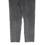 LEVI'S Mens Black Slim Skinny Denim Light W32 L30 Zip Cotton Blend Jeans