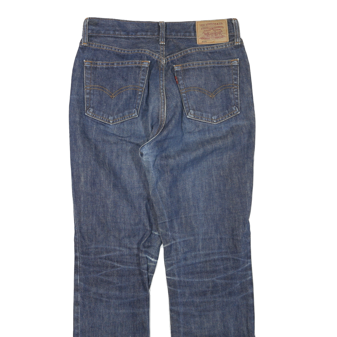 LEVI'S 506 Womens Jeans Blue Regular Straight Denim Medium Wash W28 L29