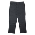 DICKIES Mens Black Relaxed Straight Trousers W38 L32 Workwear Durable Cotton