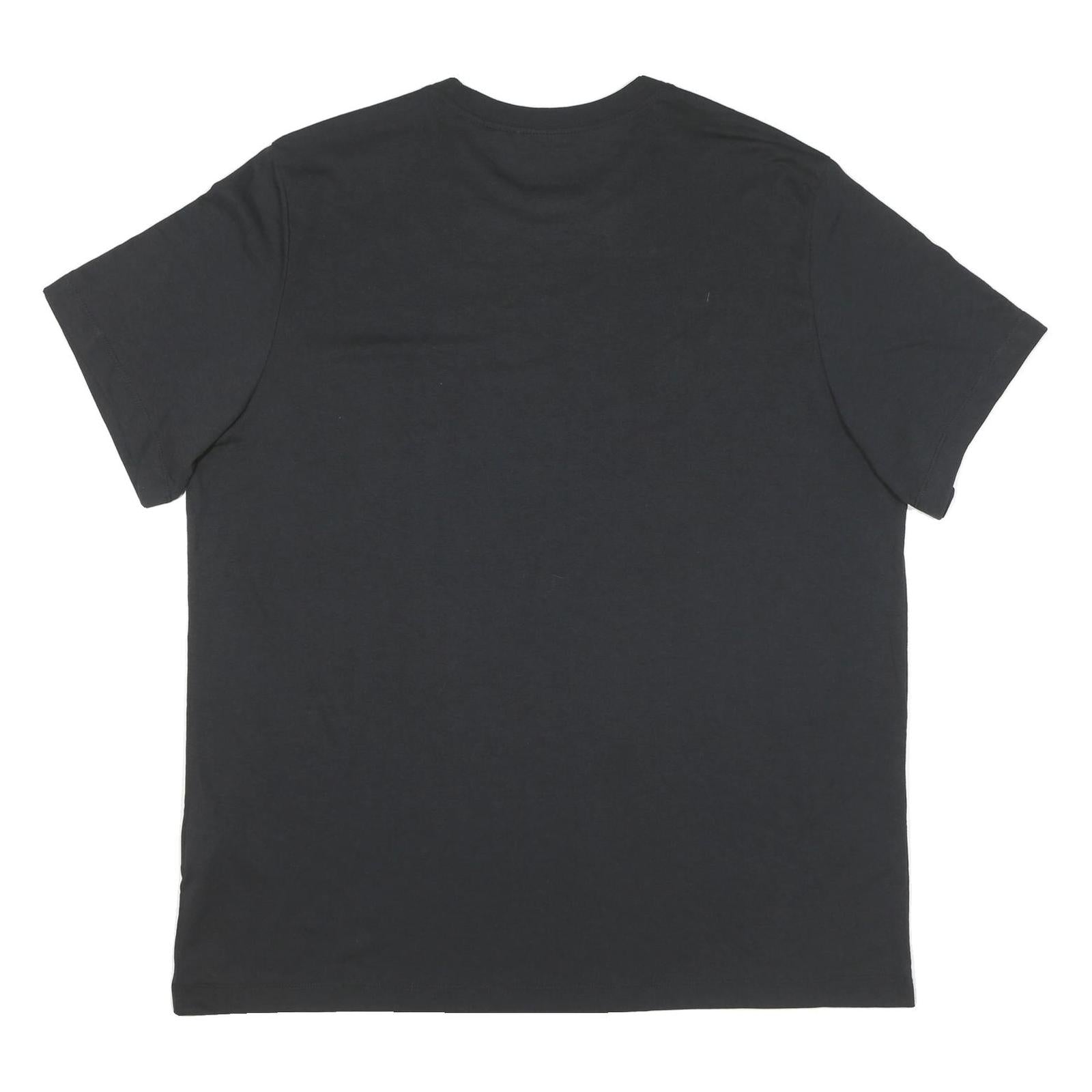 NIKE Womens Black Athlete Graphic T-Shirt XL Short Sleeve Crew Neck Sport Casual