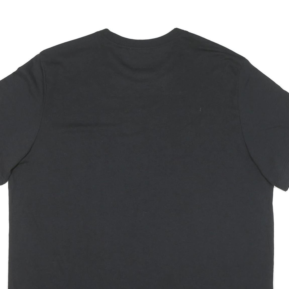 NIKE Womens Black Athlete Graphic T-Shirt XL Short Sleeve Crew Neck Sport Casual