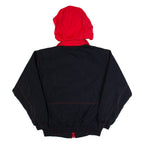 K-WAY Mens Bomber Jacket Black Hooded L