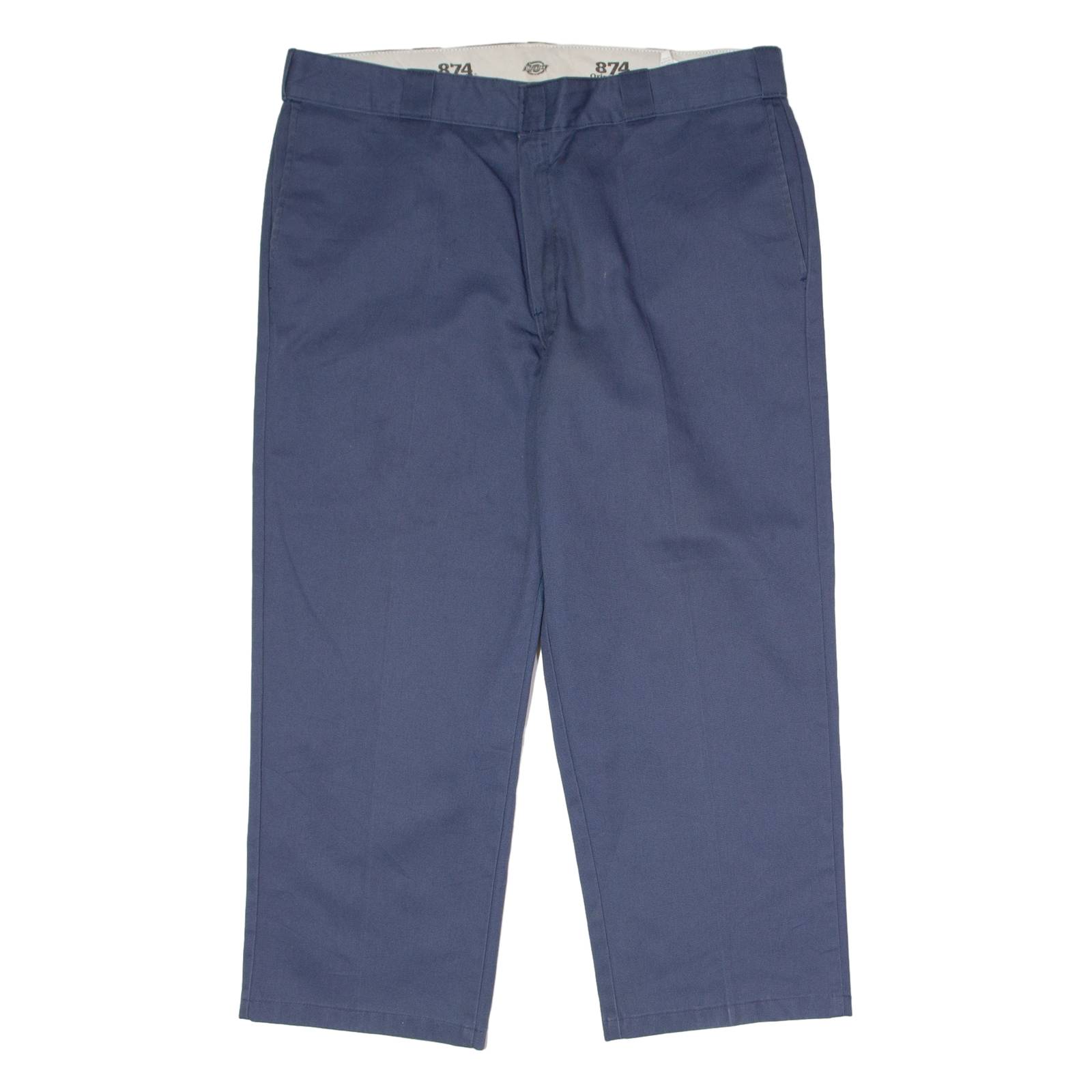 DICKIES 874 Workwear Mens Twill Trousers Blue Regular Straight W40 L23