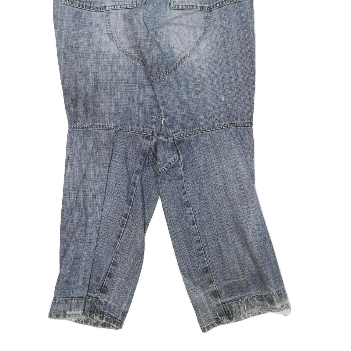 G-STAR Womens Regular Fit Blue Denim Jeans W32 L32 Distressed Style Zip Closure