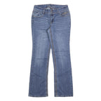 ARYIA Womens Jeans Blue Regular Bootcut Denim Medium W30 L32 Embroidery