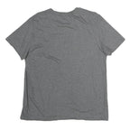 CALVIN KLEIN Mens Grey Modern T-Shirt L Short Sleeve Crew Neck Minimal Logo