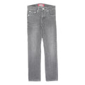 LEVI'S 510 Womens Jeans Grey Slim Skinny Denim Medium W26 L26 Stylish Zip