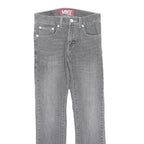 LEVI'S 510 Womens Jeans Grey Slim Skinny Denim Medium W26 L26 Stylish Zip