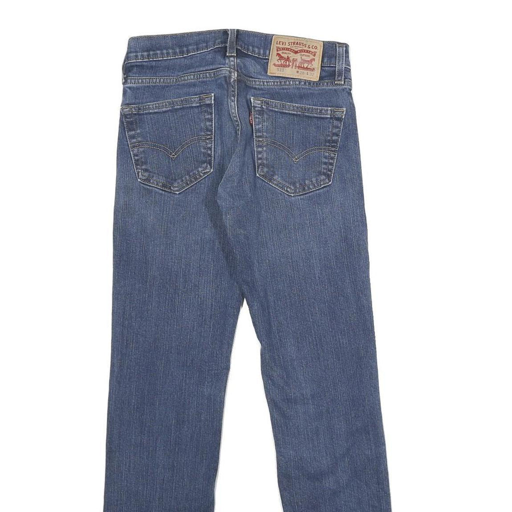LEVI'S 511 SLIM Mens Jeans Blue Slim Skinny Denim Medium W28 L32 Stretch