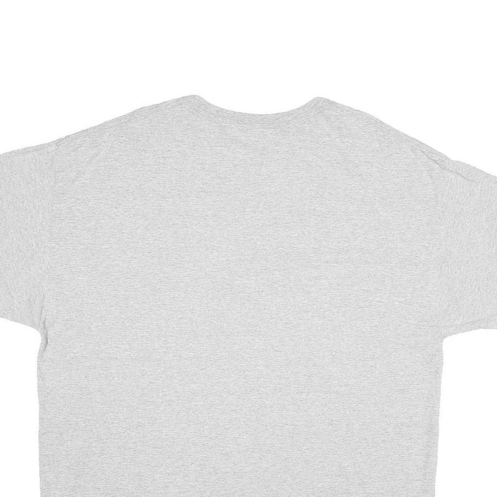 RUSSELL ATHLETIC Mens Grey Liberty Graphic T-Shirt 2XL Short Sleeve Crew Neck