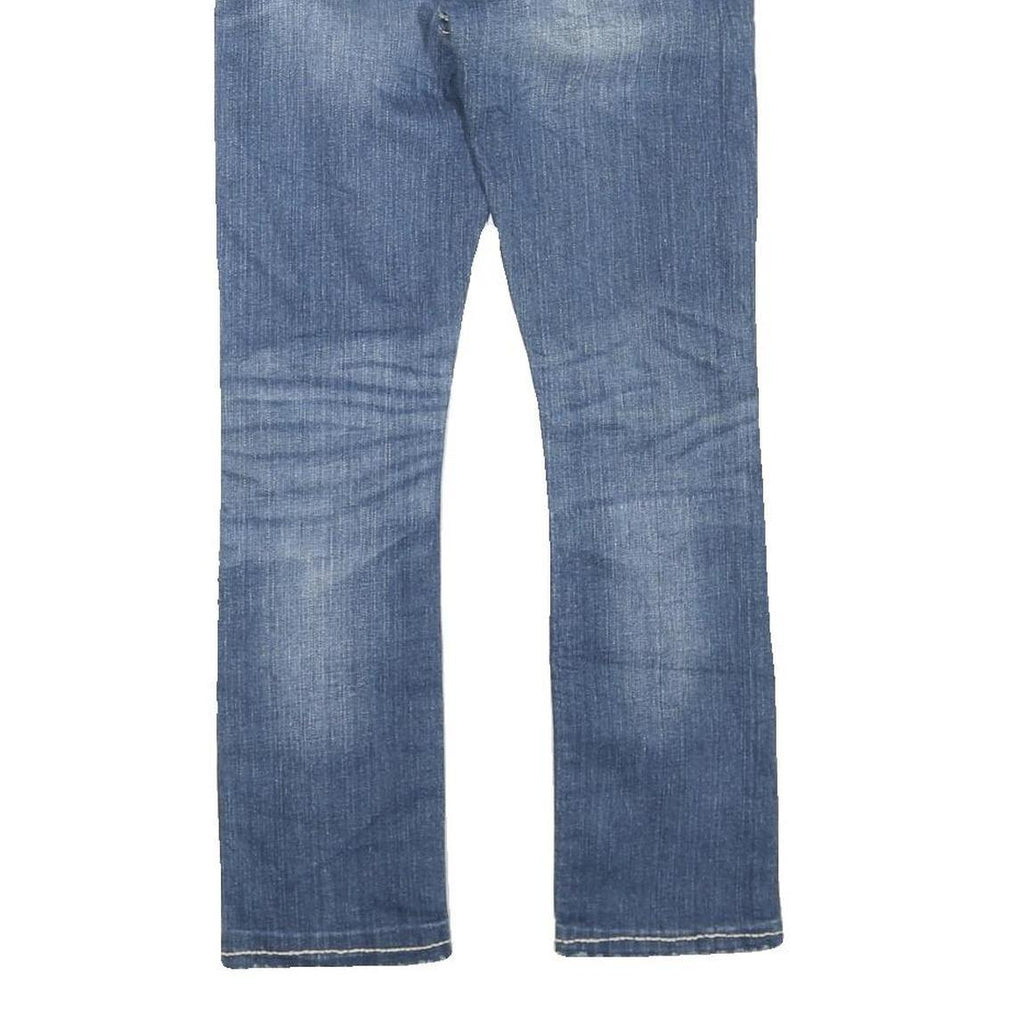 SILVER Womens Jeans Blue Regular Straight Denim Medium W26 L27 Stylish Contrast