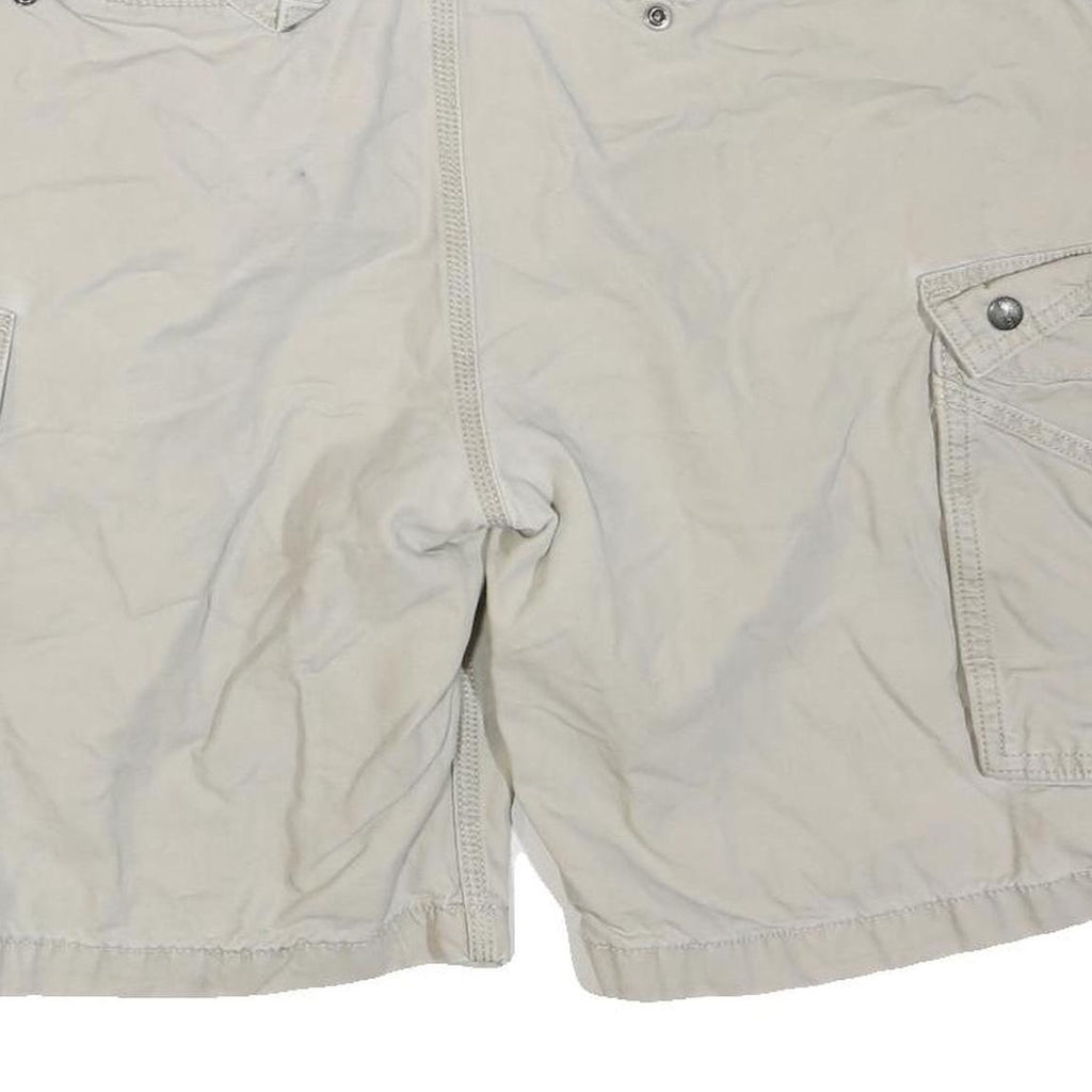 CARHARTT Mens Cotton Blend Beige Cargo Shorts L W36 Workwear Durable