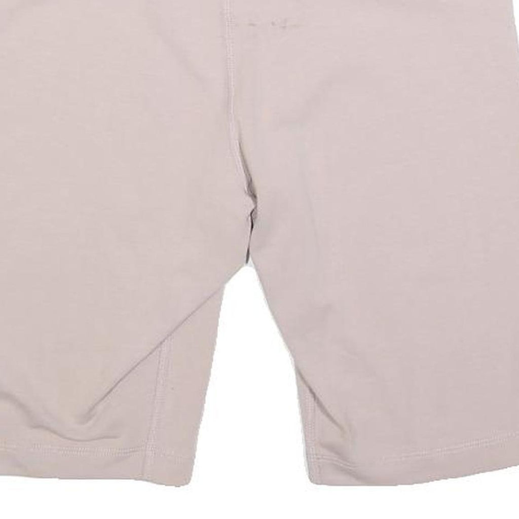 NIKE Womens Shorts Beige Casual M W28 Cotton Blend Stretch Fit