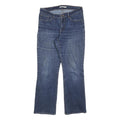 LEVI'S Womens Jeans Blue Classic Straight Denim Medium W30 L30 Comfortable Zip