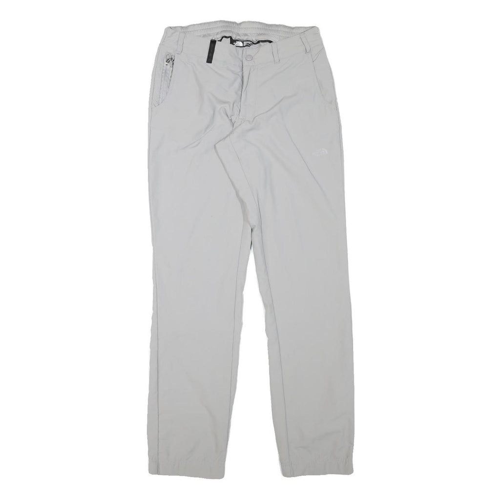 THE NORTH FACE Womens Polyester Blend Light Grey Regular Fit Straight Trousers