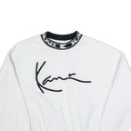 KARL KANI Oversized Cropped Womens Sweatshirt White S