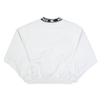 KARL KANI Oversized Cropped Womens Sweatshirt White S