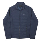JACK WOLFSKIN Womens Navy Blue Jacket XS Polyester Blend Zip Outdoor Sportswear