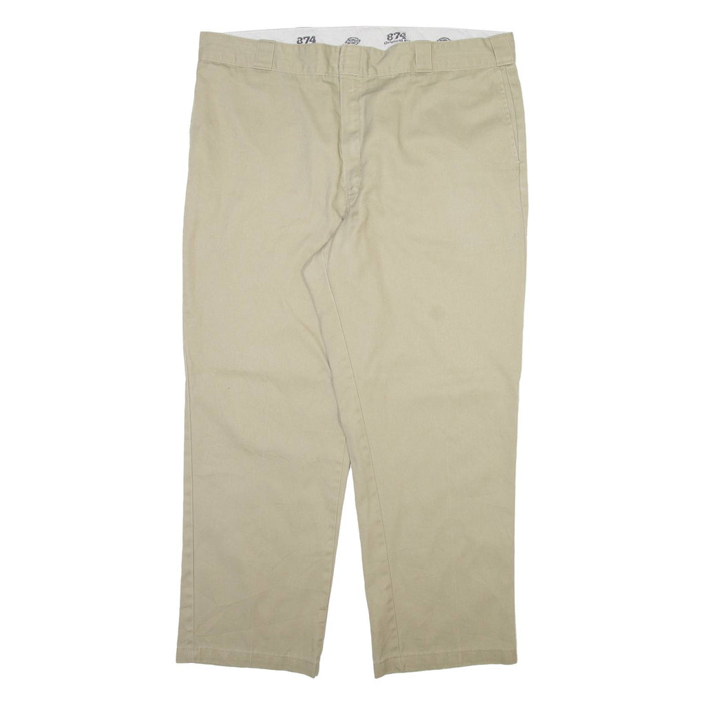 DICKIES 874 Workwear Mens Trousers Beige Regular Straight W40 L29