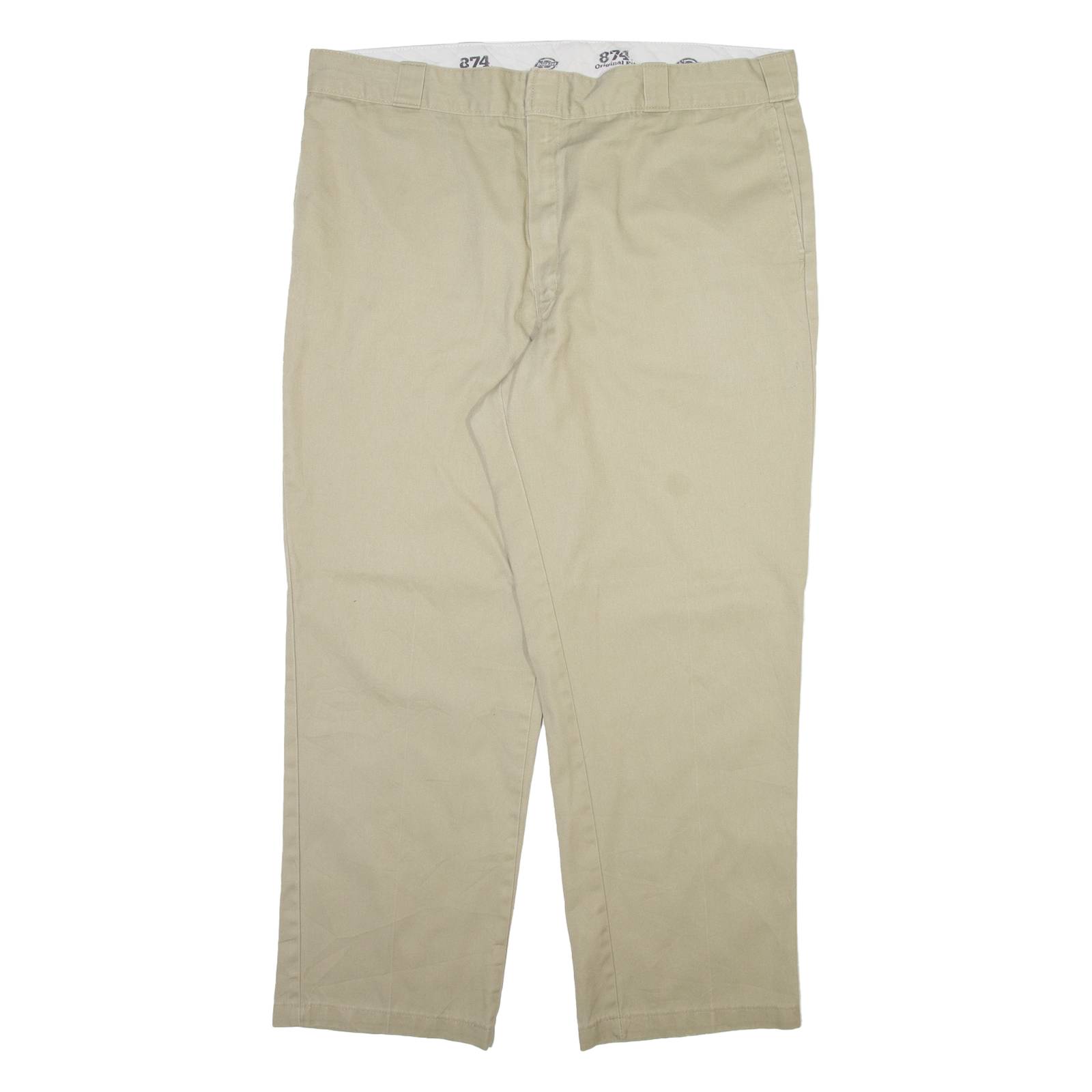 DICKIES 874 Workwear Mens Trousers Beige Regular Straight W40 L29