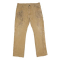 DICKIES Mens Regular Fit Beige Cotton Blend Straight Jeans W36 L32 Workwear