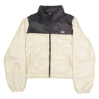 LEVI'S Insulated Cropped Womens Puffer Jacket Beige M