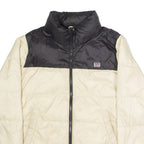 LEVI'S Insulated Cropped Womens Puffer Jacket Beige M
