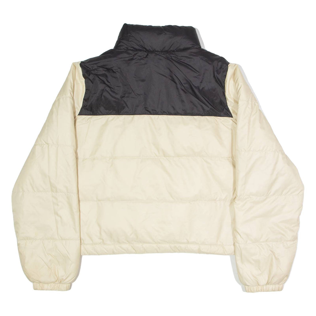 LEVI'S Insulated Cropped Womens Puffer Jacket Beige M