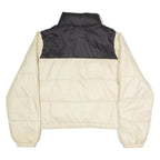 LEVI'S Insulated Cropped Womens Puffer Jacket Beige M