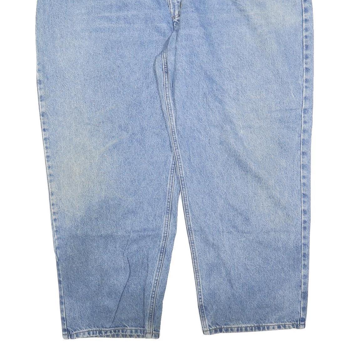 CARHARTT Mens Relaxed Light Blue Denim Jeans W52 L30 Casual Workwear Zip